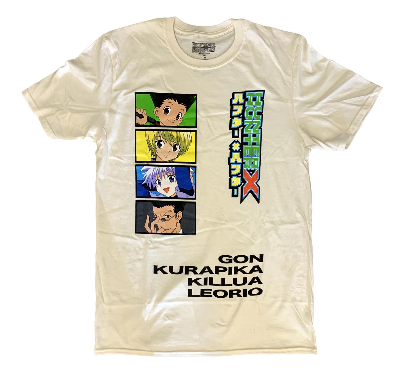 Hunter X Hunter Gon Kurapika Killua Hisoka Logo Anime Adult T-shirt S