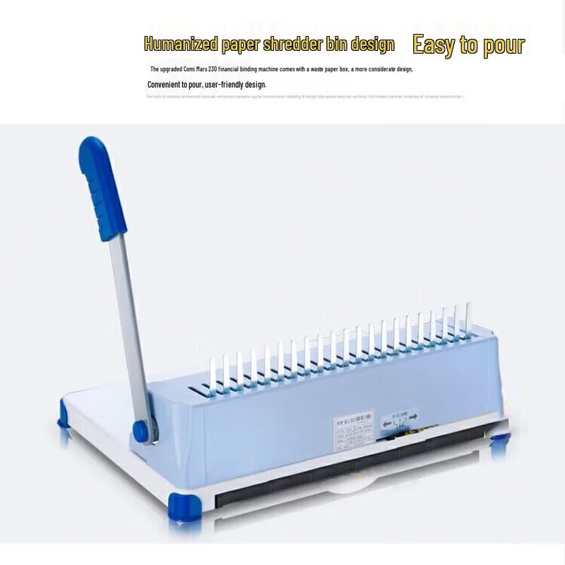 Comet Mars 230 Effort-Saving Comb & Clip Binding Machine
