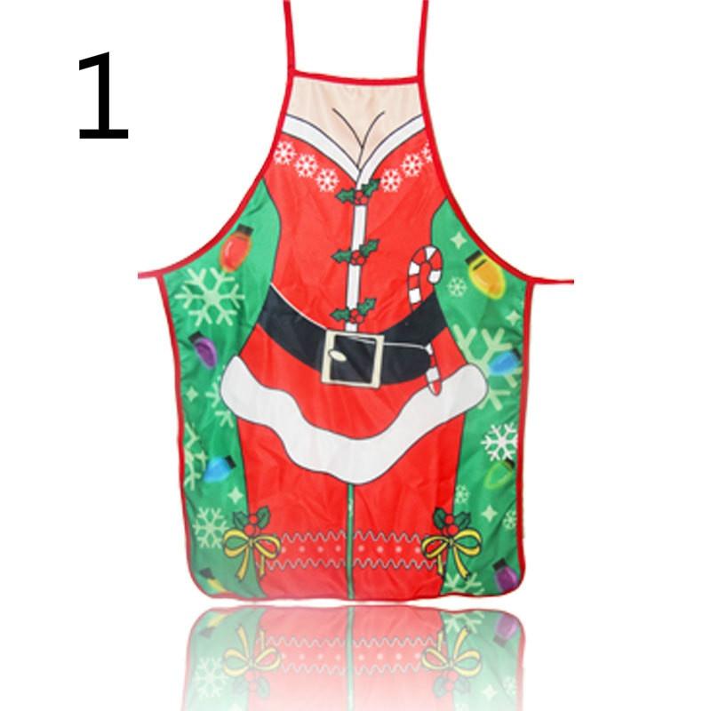 

Интересная новинка, сексуальный рождественский женский кухонный гриль-вечеринка, кулинарный фартук, креативный подарок 1