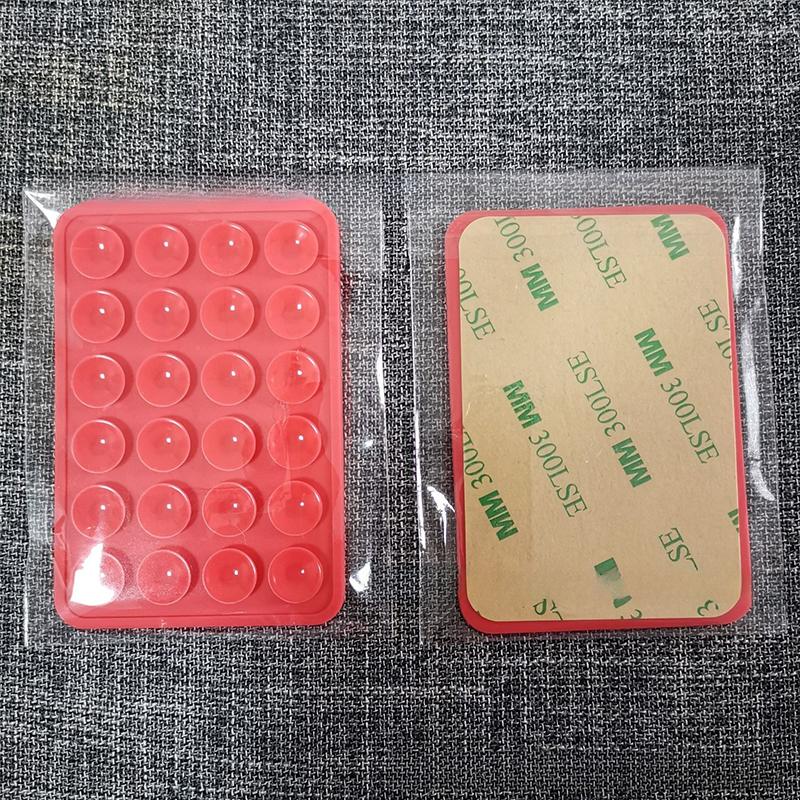 1Pcs Reusable Adhesive Pads Silicone Suction Cups Non-Slip Cell Phone Holders Travel Accessories"