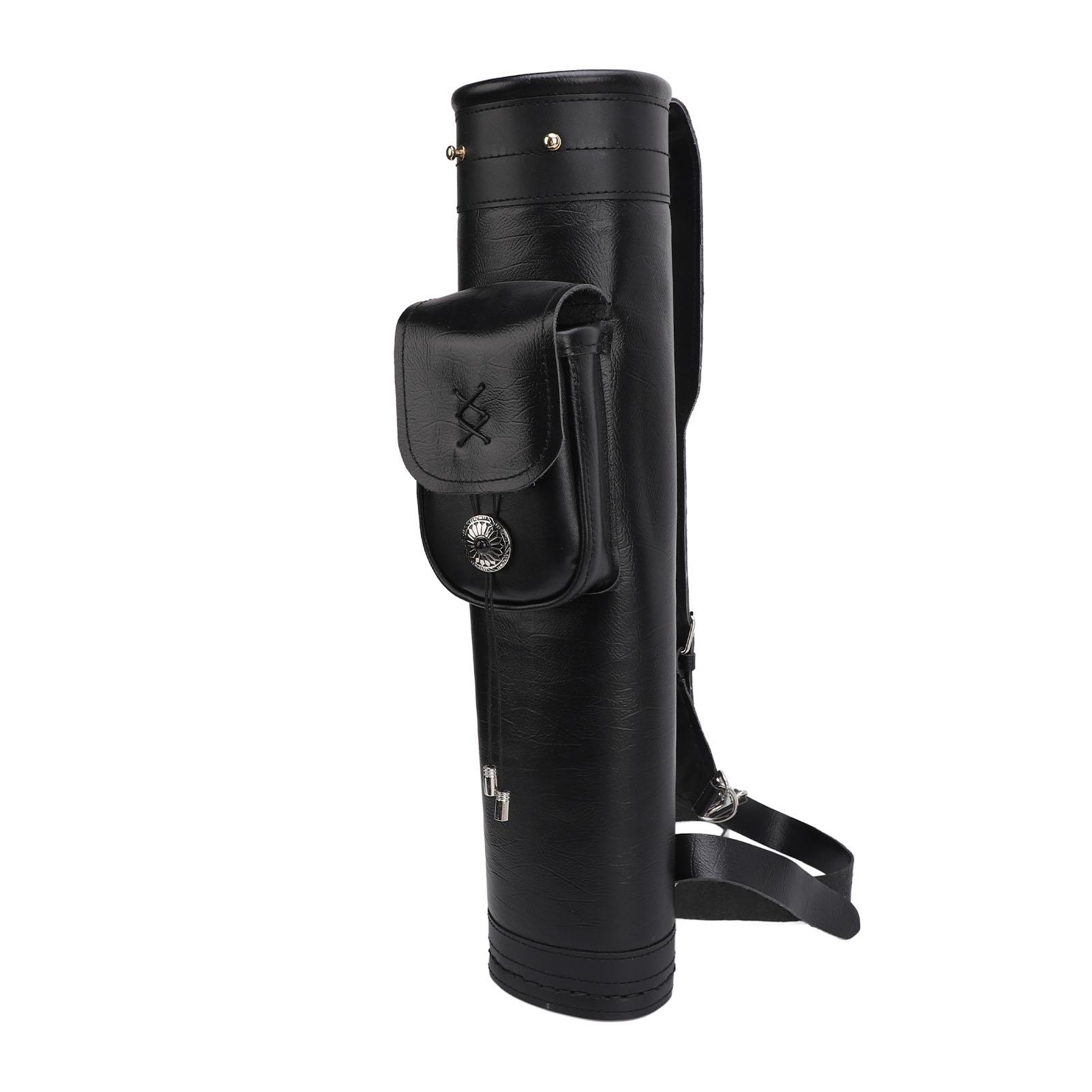 

Колчан для стрельбы из лука из воловьей кожи, сумка-держатель для стрел, сумка через плечо, колчан с карманом для охоты