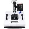 Hittepersmachine 38 x 38 cm 2-in-1 Combo Sublimatiepersmachine, 360° Wegdraaibaar, Snel en Gelijkmatig Verwarmen, Digitale Precieze Tijd en Temperatuur