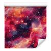 Watercolor Galaxy Wallpaper In Pink and Purple for Living Room and Bedroom 50x1000