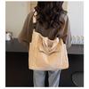 New Large-capacity Women's Tote Bag All-matching Corduroy Shoulder Commuting To Work Cross-body Fashionable Handbag