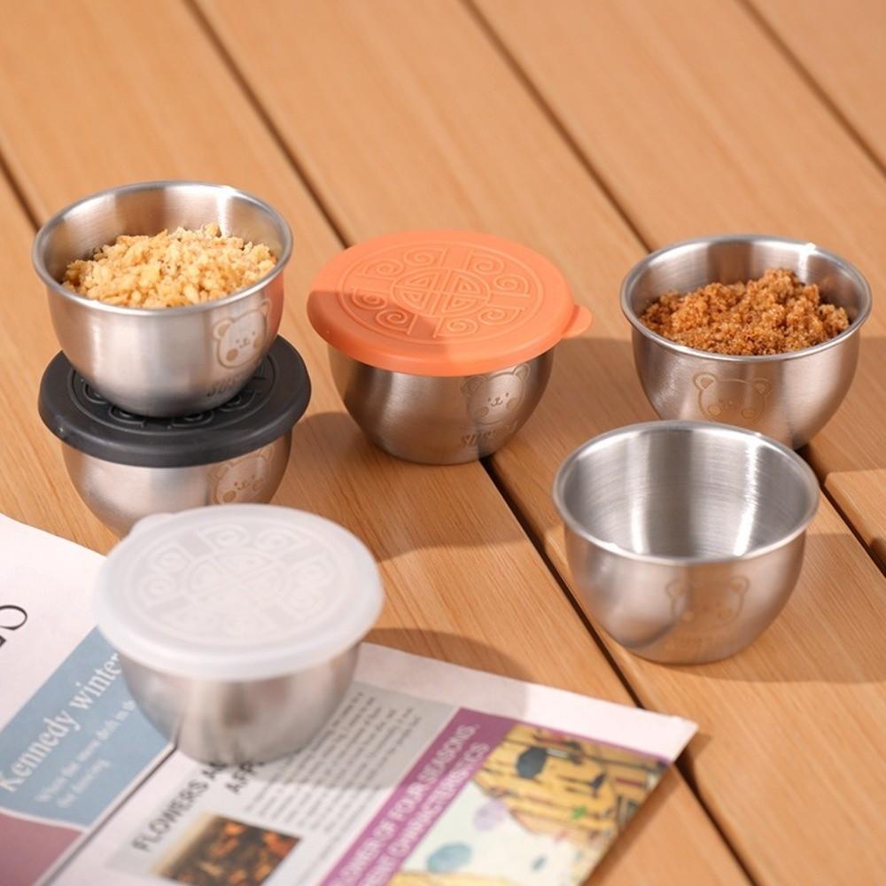 Reusable Storage Containers 304 Stainless Steel Dipping Dish New Sauce Cup  Food Storage