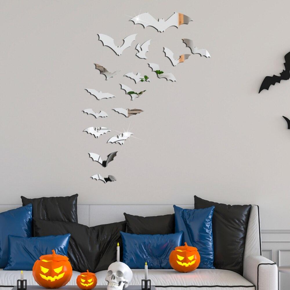 Acrylic Mirror Sticker Three-Dimensional Self-Adhesive Holiday Wall Stickers