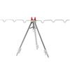 Multifunctional Stainless Steel Rock Fishing Rod Stand with Triangle Bracket for Outdoor Use