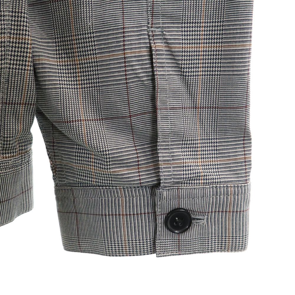 Unused VANQUISH Check Pattern Glen Plaid Loose Silhouette Jacket L Gray Men's Used