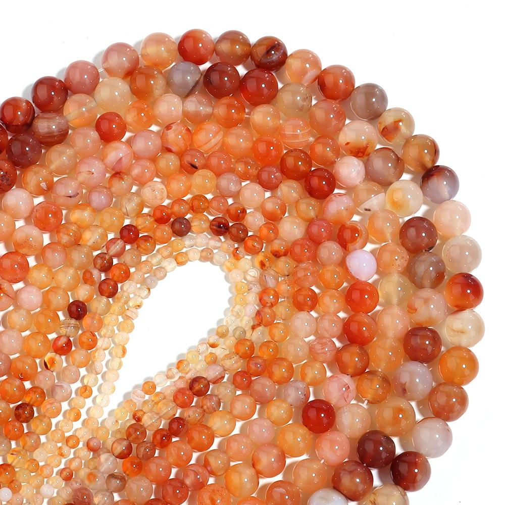 35-60pcs Natural Stone Beads Tiger Eye Amazonite Agates Angelite Quartz Lava Beads Loose Beads For Jewelry Making DIY Bracelet