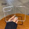 Shockproof Phone Case Clear for iPhone-Duo, Folding Cellphone Shock Absorbing Protective Cover, Perfect Fit Mobile Protector Shell Scratch Resistant