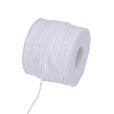 61M X 2.5Mm Spool Of Cotton Square Braid Candle Wicks Core For Candle Making