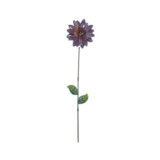 Metal Flower Garden Stake Decorative Flowers Yard Art for Spring Outdoor Yard Porch Lawn Pathway Pot Decoration