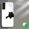 A Kitten In Blue Water Suitable For Samsung Galaxy S25 Ultra S20 FE S21 S22+ S23 Plus S24 S26 Edge Magnetism Glass Phone Casee