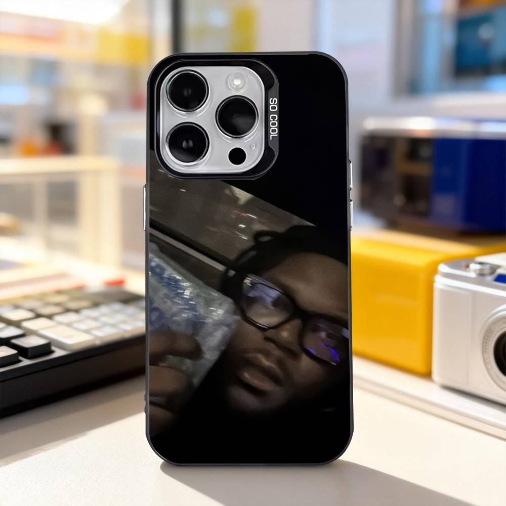 L-Lucki Rapper Gemini Cool For iPhone 11,12,13,14,15,16,17,Pro,Max,Plus,E,Air,Mini Phone Case IMD Matte Black