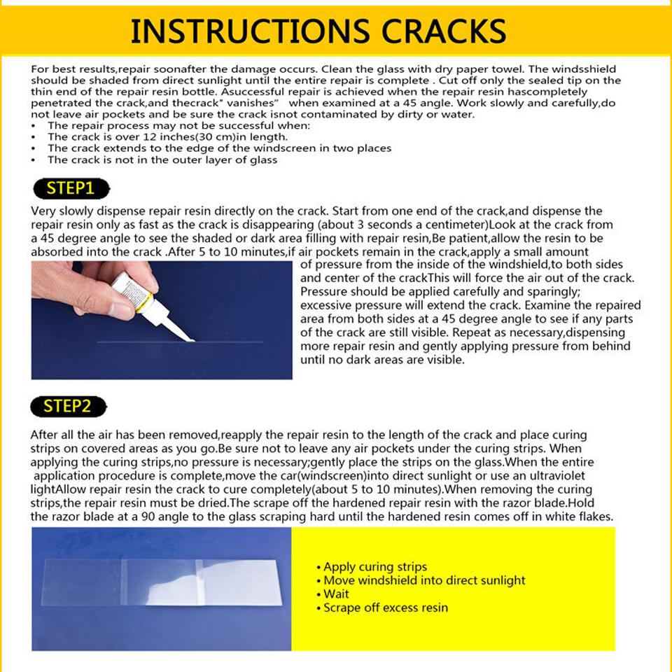 DIY Windschutzscheibe Reparatur Werkzeug Auto Windschutzscheibe Reparatur Kit Werkzeug Auto Glas Für Chip Riss