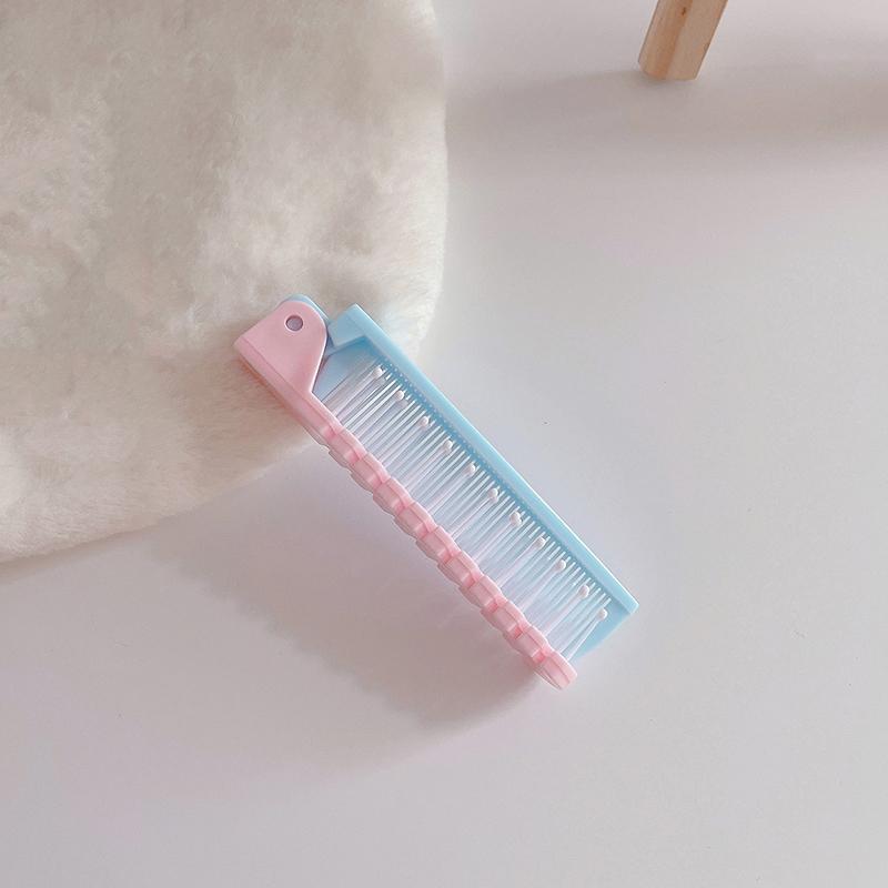 Creative Portable Compact Travel Folding Comb Portable Folding Comb Hair Massage Comb Anti Static Hairdressing Tools