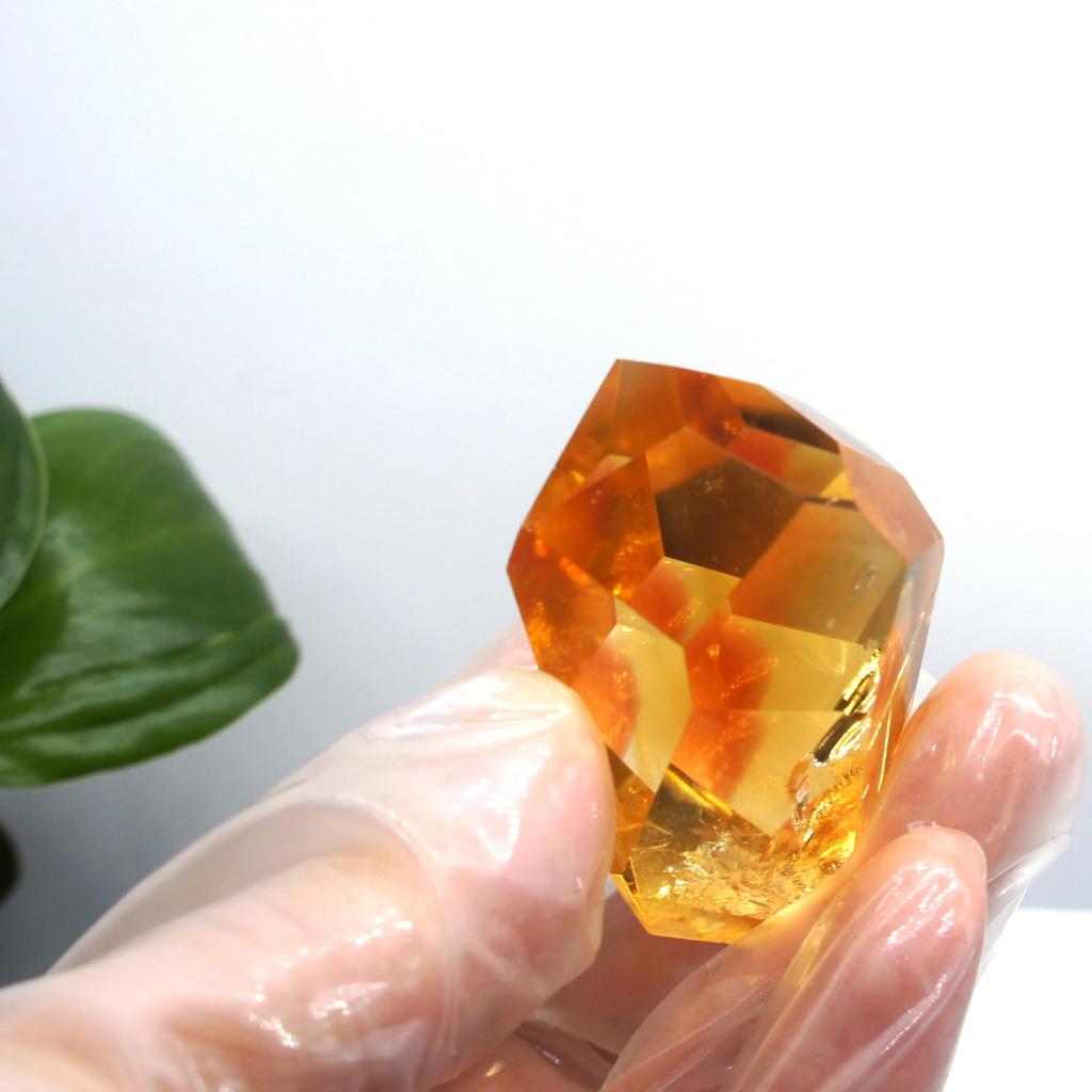 Citrine Natural Quartz Carefully Mineral Feng Good Decorative New Ornament [TANAKA YA] Crystal, Selected, High-Quality, Fortune-Bringing,