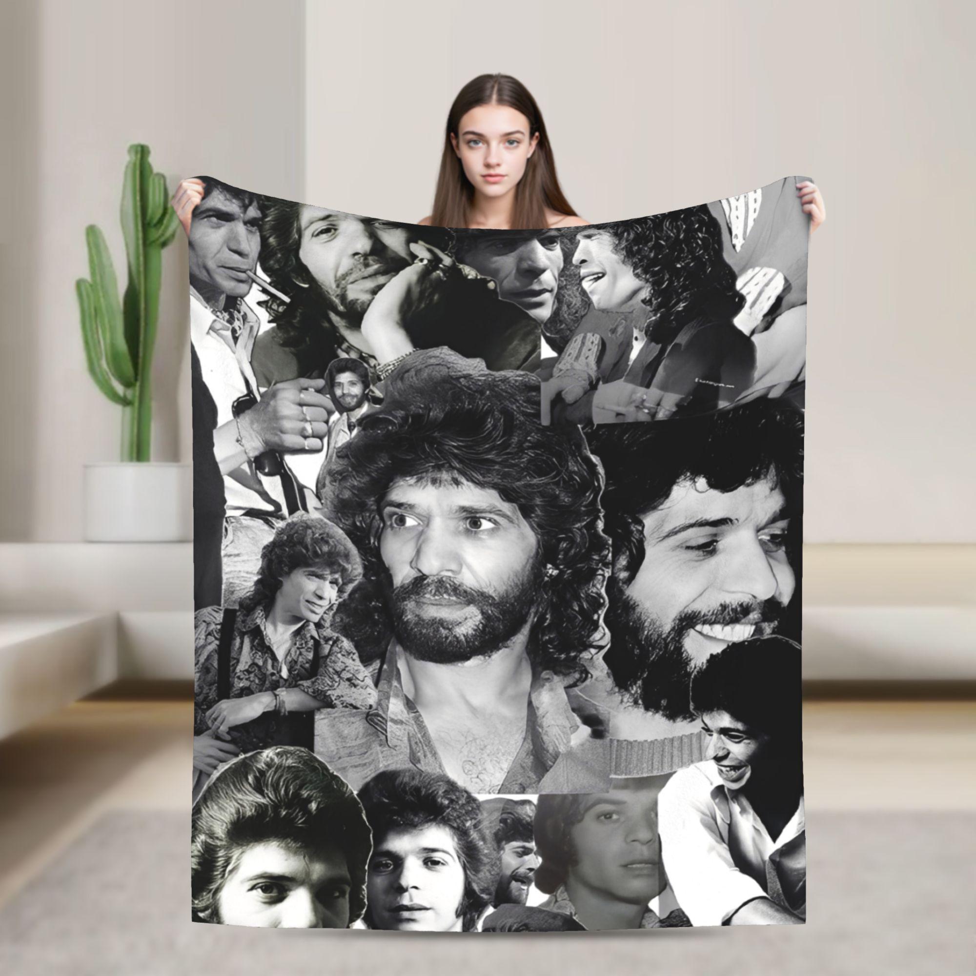 

Camarons De La Isla Flamenco Singer Blankets Velvet Spring Autumn Music Rock Multifunction Lightweight Throw Blanket for Home 75x90cm