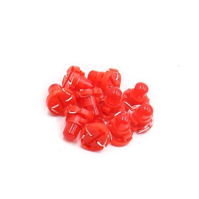 ACROPIX T4.2 Red LED Dashboard Panel Gauge Light Lamp Bulb for Car Interior Red 10pcs
