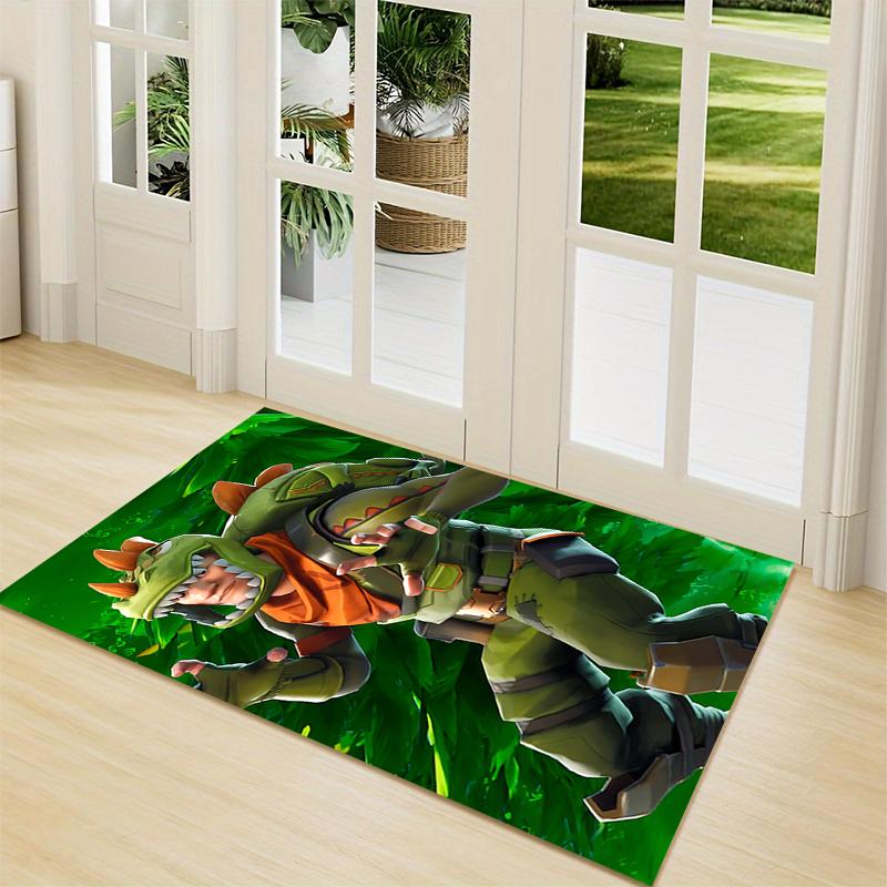 Dinosaur Adventure Gear Carpet Rug Soft Washable Antislip Home Living Room Sofa Mats Personalized Christmas Rug