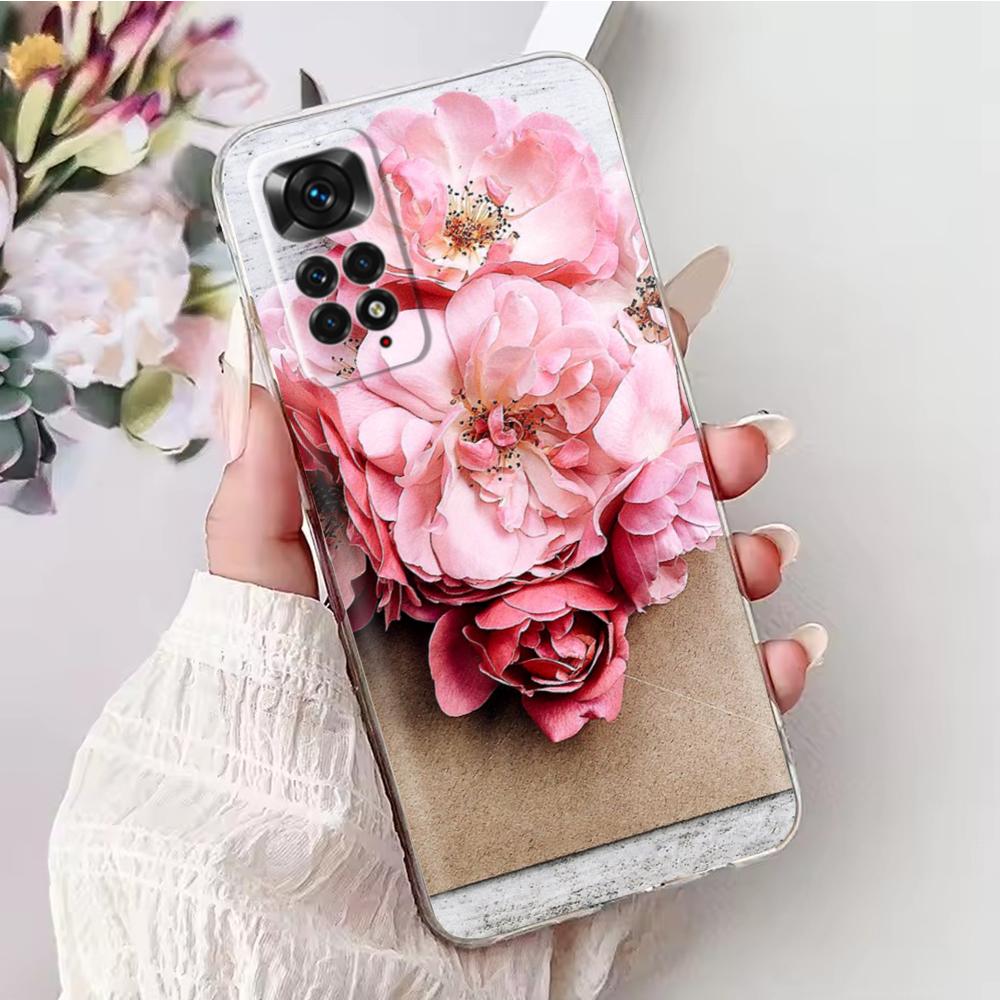 Soft TPU Case For Redmi Note 11 Pro Plus Case Butterfly Painted Phone Silicone Back Cover For Xiomi Redmi Note 11 Note11 Pro 11S