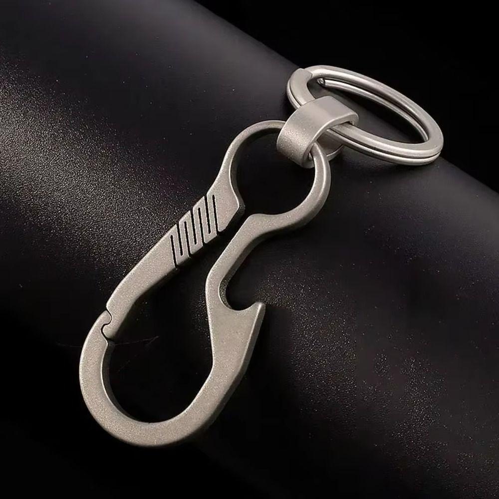 Lightweight Bottle Opener Keychain Special Shapes Men's Outdoor Keyring Creative Car Key Chain  Men