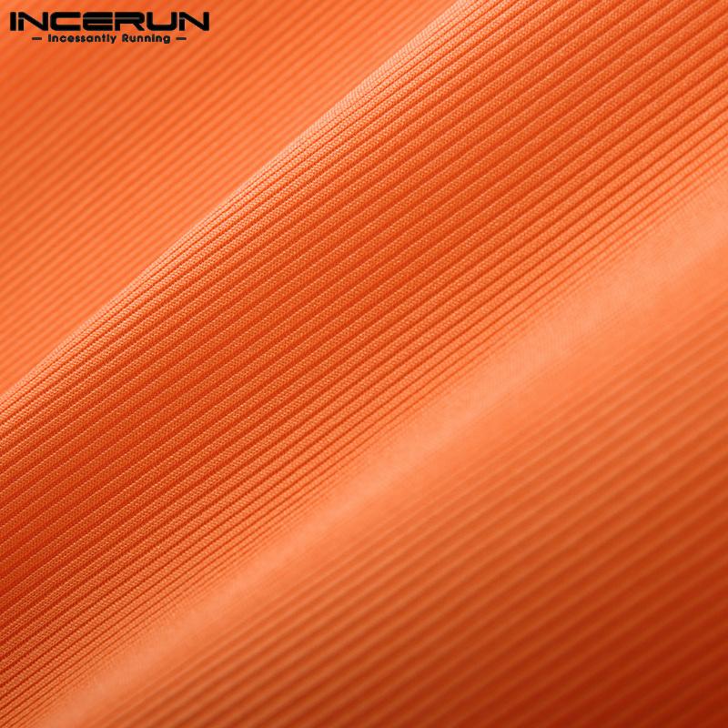 INCERUN Regatas masculinas de verão sem mangas com botão de malha e praia