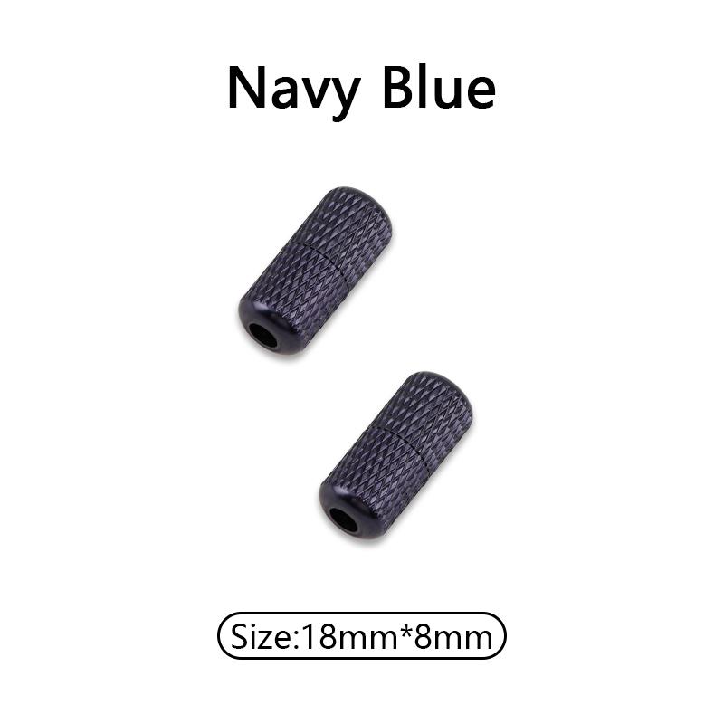 1 Pair Aluminum Capsules Lock Shoelaces Sneakers Buckle Metal No Tie Shoe Laces Colorful Lock Buckle Kits Shoelace Accessories