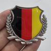 Metalowa Flaga Narodowa Samochodowa Naklejka Samochodowa Chiny Stany Zjednoczone Niemcy Francja Wielka Brytania Włochy Japonia Wietnam Korea Południowa Naklejka z Emblematem Bocznym