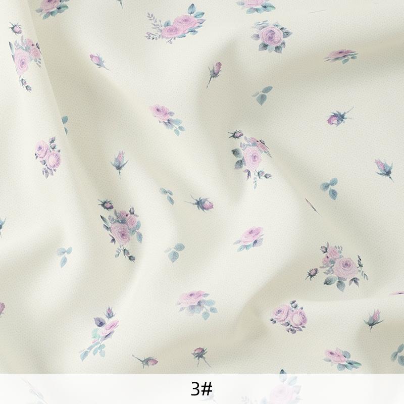 150x50cm/150x200cm Soft Floral Printed Chiffon Fabric For Summer Women's Dresses Children's Clothing Handmade DIY Fabric TJ7500