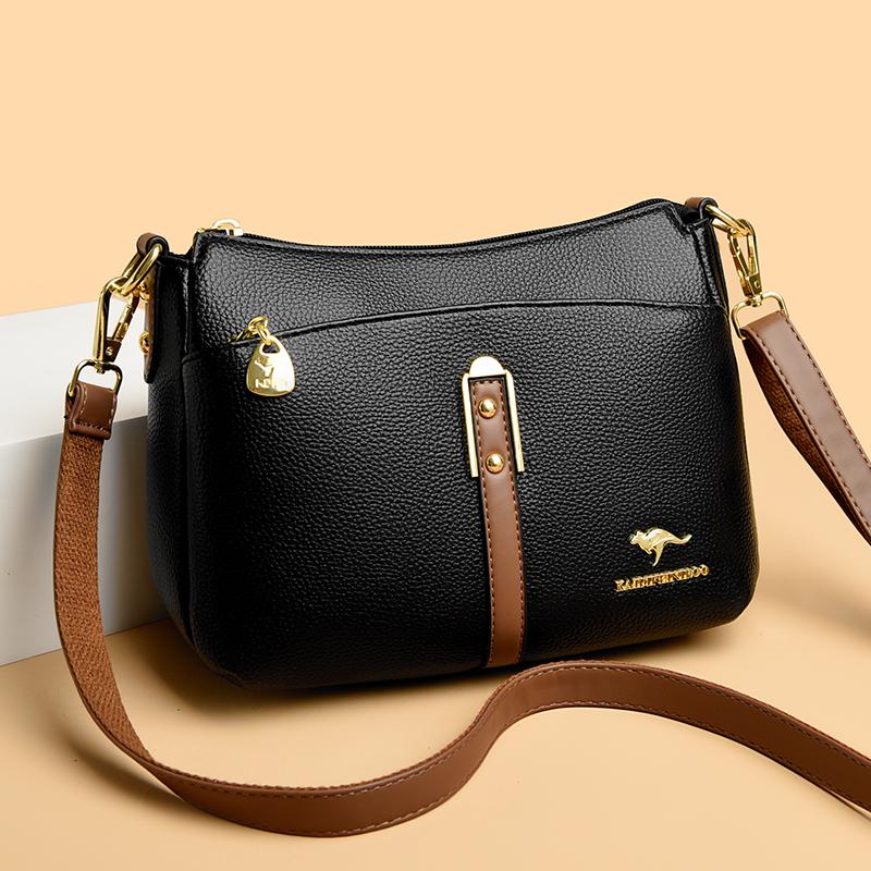 Genuine High Quality Soft Leather Women's Handbag Trend Designer Female Crossbody Bag Casual Shoulder Messenger Handbags 2026