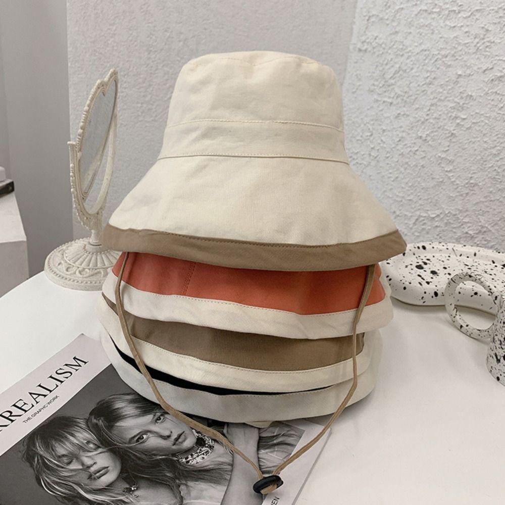 

Foldable Women Sunscreen Hat Big Brim Fisherman Hat Fashion Sun Hat