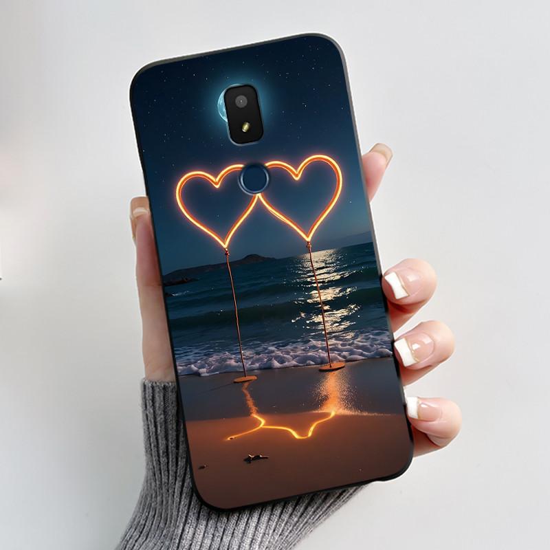 

For Cricket Icon 3 Cover Cute Love Heart Rabbit Protective Case For Cricket Splendor / At&t Motivate 2 / Motivate 3 Phone Case ATT Motivate 2