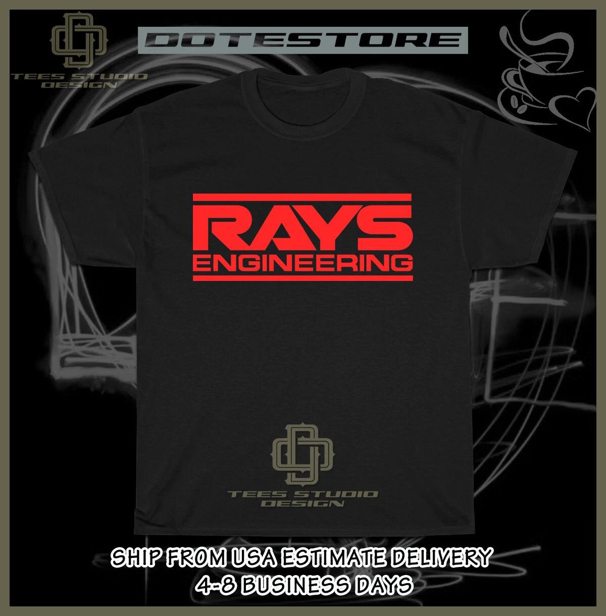New Tee Rays Engineering Rays Co Logo Men s T-Shirt American Dotees T-Shirt S