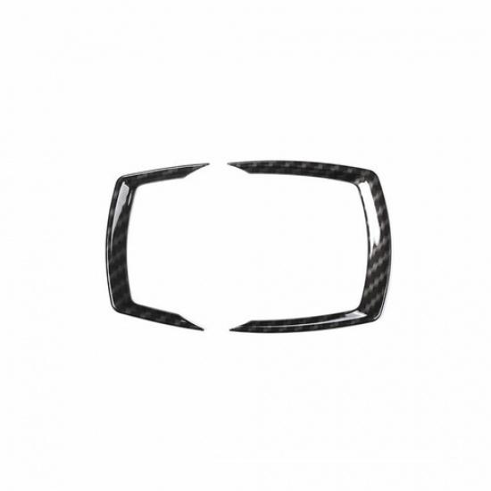 For BMW X1 F48 2016-2022 ABS Carbon Fiber Console Driving Mode Button Ring Trim
