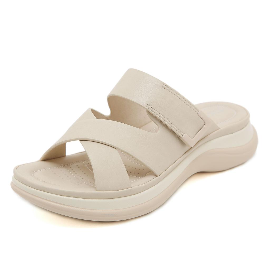 Fashion Shoes for Women Plus Size 35-41 Summer Fashion Slip on Platform Wedges Comfortable Slippers Women Casual Sandals Footwear