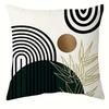Bohemian Home Decoration Pillowcase Minimalist Line Leaf Printing Living Room Sofa Cushion Cover Bedroom Room Decoration