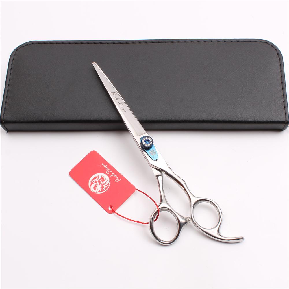 

Z9104 7 дюймов; 19 см 440C Фиолетовый Дракон Профессиональные ножницы для человеческих волос или ножницы для ухода за волосами домашних животных Ножницы для стрижки салонный стиль инструмент