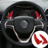 2014+ Jeep Grand Cherokee Steering Wheel Extended Shift Paddle Shifter Cover | Red | Aluminum | 1 Year Manufacturer Warranty