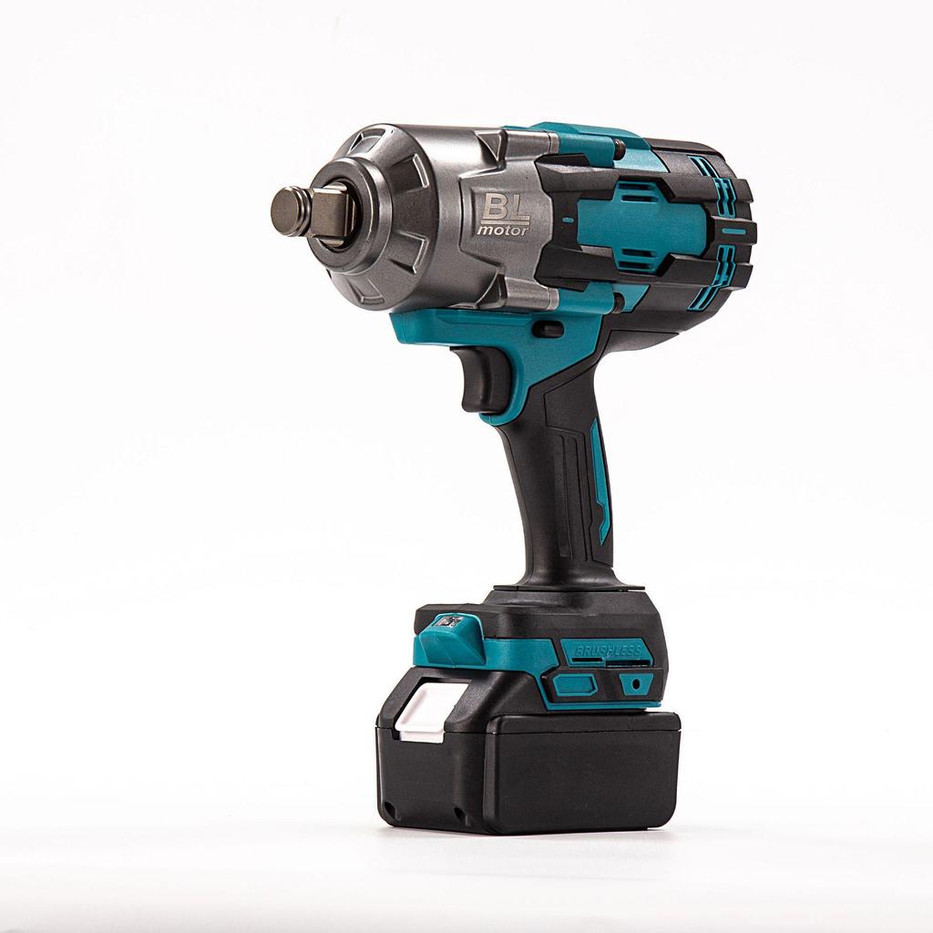 High-Torque Brushless Electric Impact Wrench for Auto Repair with Lithium Battery