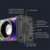 Bluetooth 5.0 V8 Transparent Mecha Speakers 1800mAh Battery Mini Party Loudspeaker  Outdoor