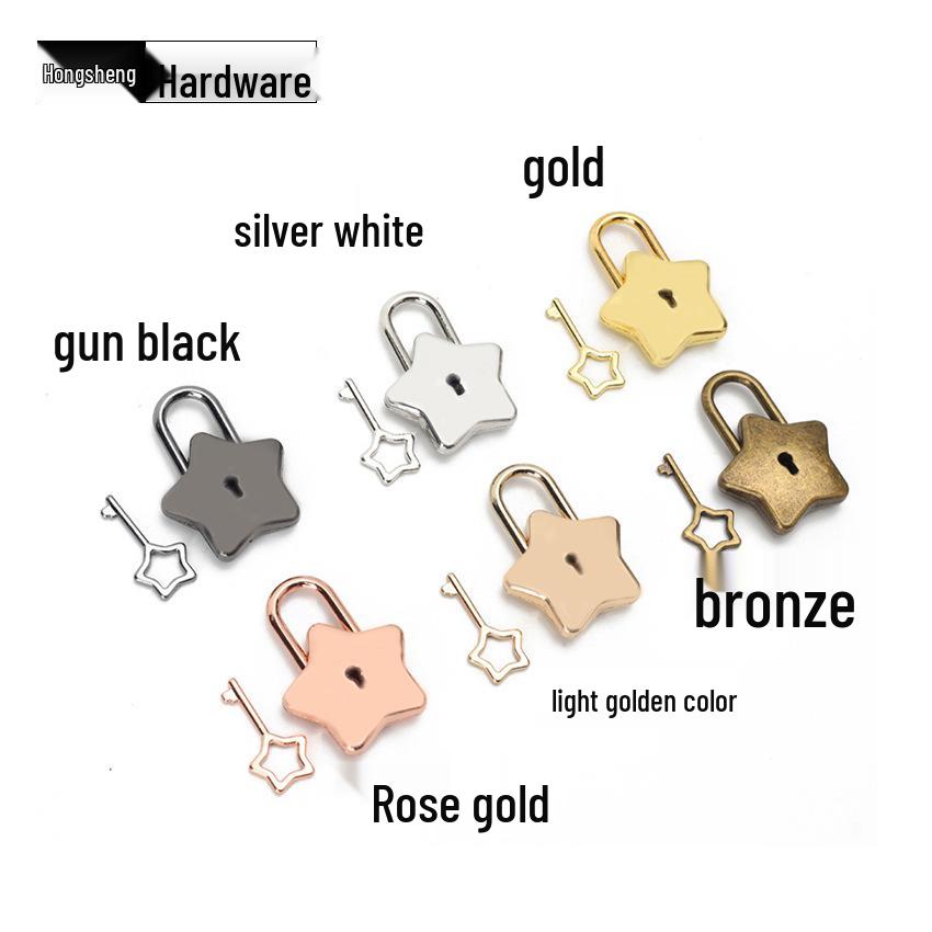 Alloy Star Lock for Drawers, Doors, Cabinets, Backpacks, and Luggage