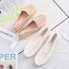 Women's Summer Sandals Flat Work Shoes Nurse Shoes Baotou Soft Bottom Hole Shoes Mother Shoes Non-slip Beach Shoes Peas Shoes