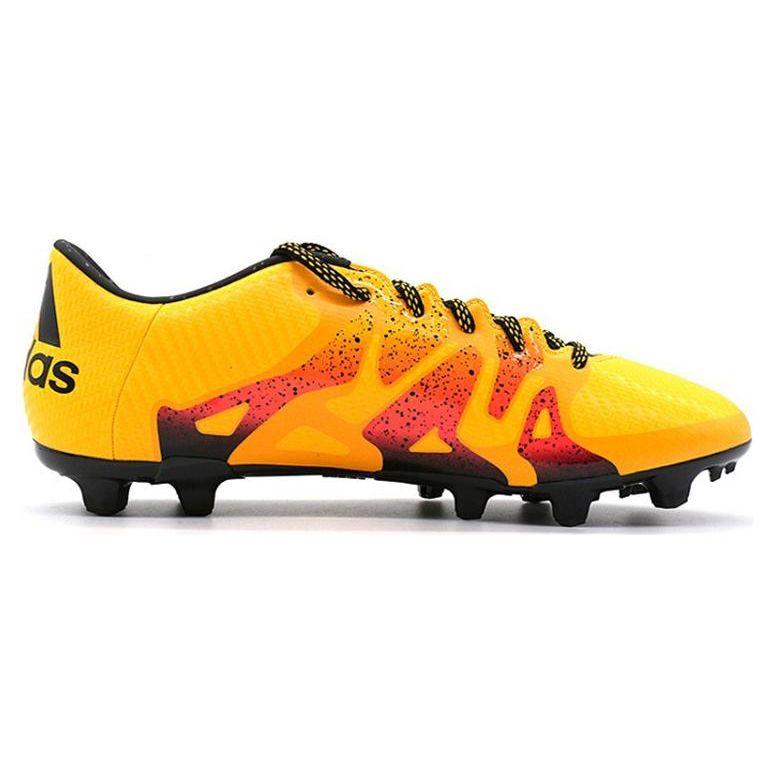 Adidas X 15.3 FG Kulatá špička Šněrovací AG (Gumové krátké kolíky) FG (Gumové dlouhé špunty) Tlumení nárazů Protiskluzové Odolné proti opotřebení Fotbalové kopačky S74632