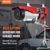 Electric Hoist Crane Winch 1760 lbs with 14 ft Wired Remote Control 230V