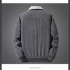 Winter Fleece Jacket Men Warm Thick Corduroy Fur Collar Coat Male Jacket Casual Fashion Outdoor Windproof Outwear Men