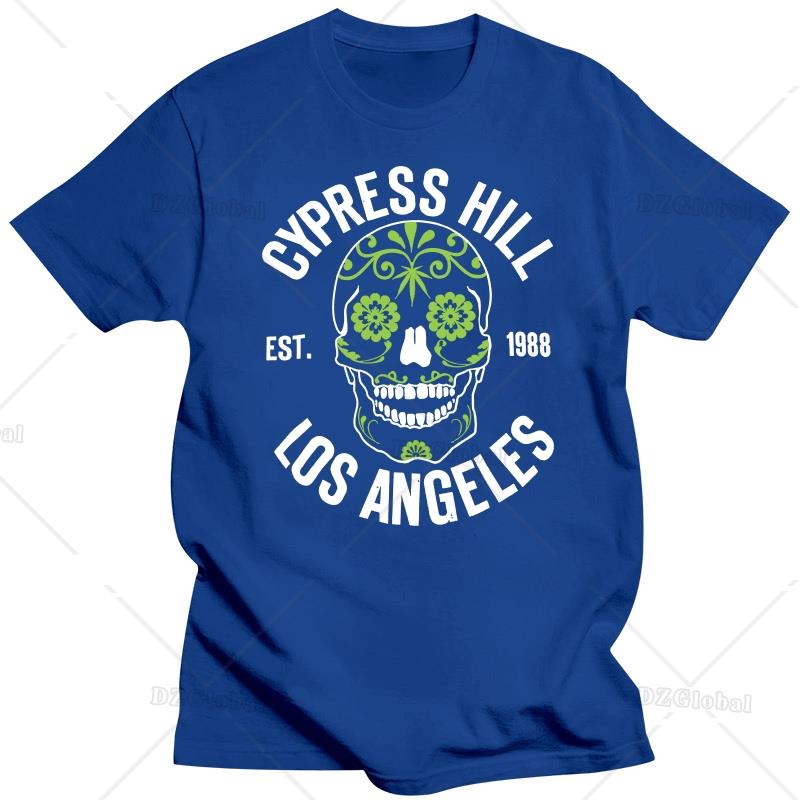 Cypress Hill - LA 1988 Sugar Skull Official Licensed Men Large Size Cotton T-Shirt S-5XL