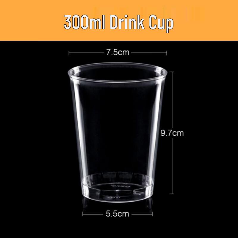 Star Mark Hard Disposable Food Grade Cups (100 Count)