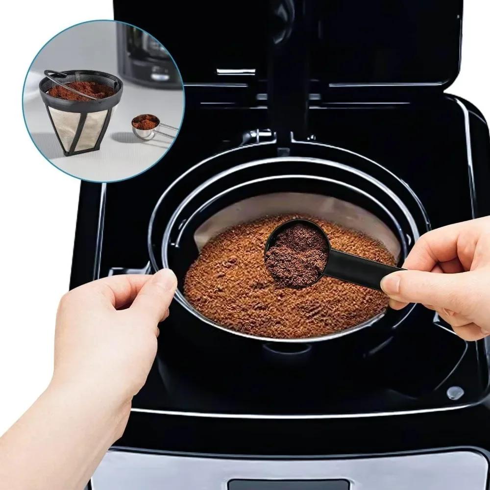 2 Pcs Coffee Filter Universal Permanent Coffee Filters Reusable Coffee Filter with Handle