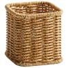 For Home Office Rattan Pen Holder Multi-purpose Utensil Organizer Decorative Shelf Makeup Brush Cup Eco-conscious Design